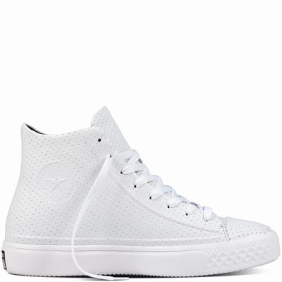 Converse Chuck Taylor All Star Modern High Tops Womens - White/Black/White Shoes (837XYSAQ)